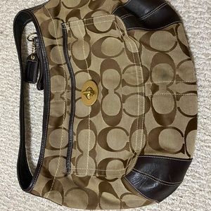 Coach hobo style purse